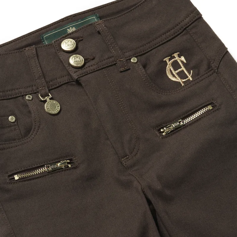 Holland Cooper Biker Jean - Chocolate-1